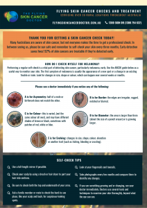 What to look for when you check your skin for skin cancer